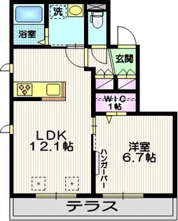 メゾン・ソフィア【1階】の間取り