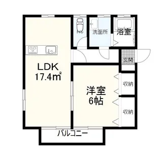 たんぽぽ【ABCD】【2階】の間取り