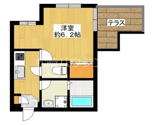 Green terrace【1階】の間取り