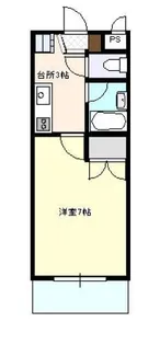 シャトレ城ヶ丘【2階】の間取り