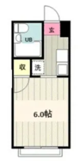 クロノス淵野辺本町【1階】の間取り