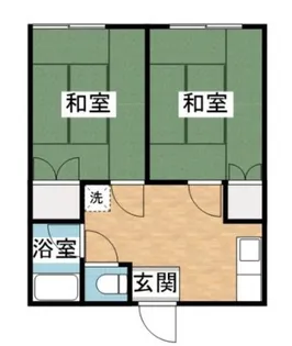 チェリーハイツ【1階】の間取り