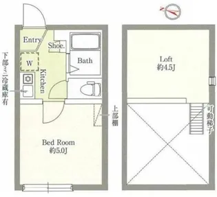 ジャスミンテラス五反野【3階】の間取り