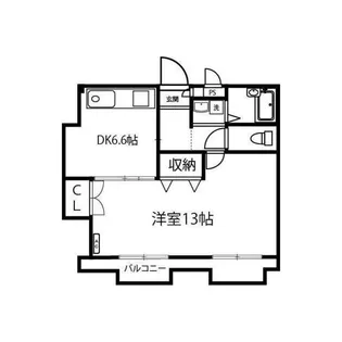 メゾン・ド・アルバ【1階】の間取り