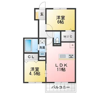 パストラル【1階】の間取り