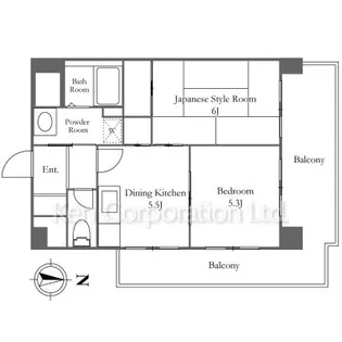 ベルメゾン錦糸町【5階】の間取り
