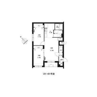 仮)グランメール本郷通1【4階】の間取り