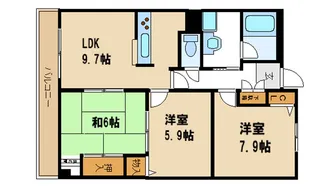 IVY HEIGHTS【8階】の間取り