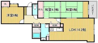 コスモ守山5番館【7階】の間取り