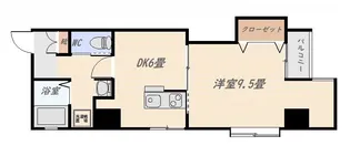 フォンス加治屋町【7階】の間取り