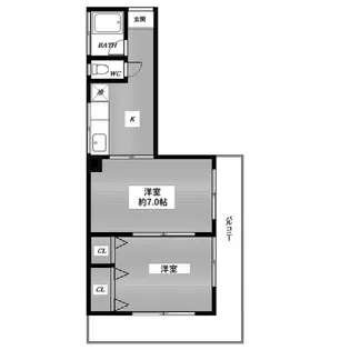 田口マンション【3階】の間取り