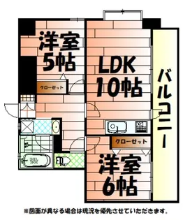 ラフィーネ小倉【13階】の間取り