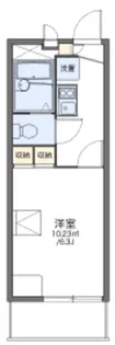 レオパレスWILL【3階】の間取り