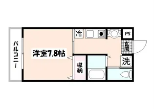 タウンハウスK・I【1階】の間取り