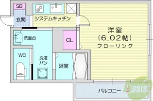 SENTOgarden 1【2階】の間取り