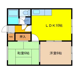 ソラーレ信濃【2階】の間取り