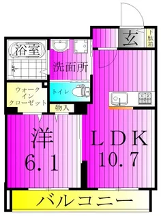 Aster Umejima(アステール梅島)【2階】の間取り