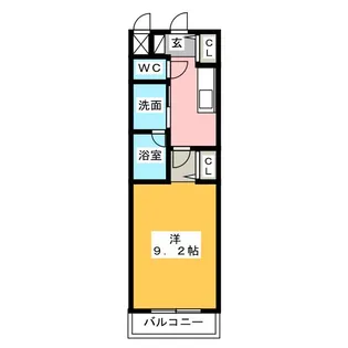 アールメゾン八田 E棟【4階】の間取り