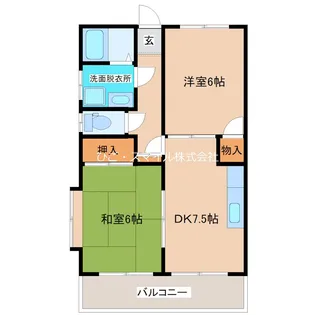 深川ハイツ【1階】の間取り