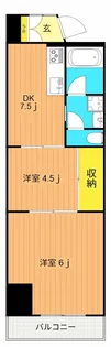 日生戸越マンション【2階】の間取り