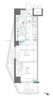 AELL横浜吉野町【7階】の間取り