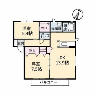 アークデザイン大門【1階】の間取り