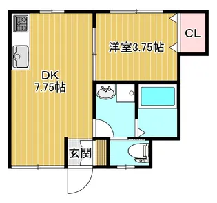 エスポワール【1階】の間取り