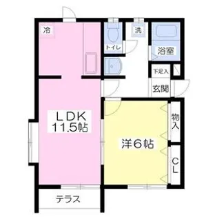 ラヴィールA棟【1階】の間取り