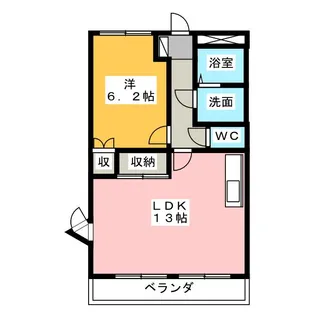 ロイヤルハイムミエ【1階】の間取り