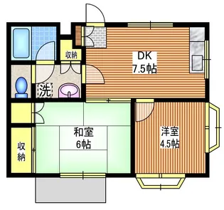 ハイムラビア【1階】の間取り