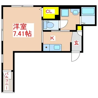 GRANVERDE NISHIDA II【3階】の間取り