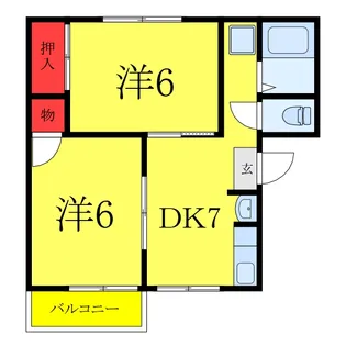 コンフォートハウス【2階】の間取り