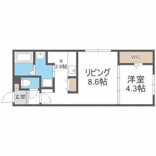 Excel澄川【4階】の間取り