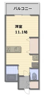 BBS古賀駅前【8階】の間取り