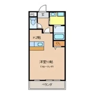 エターナル【3階】の間取り