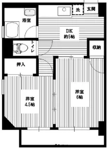 第2ニューコーポ高島【3階】の間取り