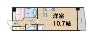 ZEUS靭公園PREMIUM【4階】の間取り