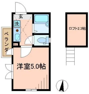 マーチ田端【3階】の間取り