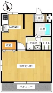 アネックス国分寺B【1階】の間取り
