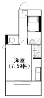 フォルスXIV【1階】の間取り