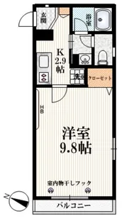 ジン沼袋【2階】の間取り