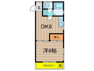 第1豊田マンション【3階】の間取り