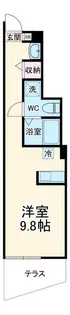 春風と窓辺のカプチーノ【1階】の間取り