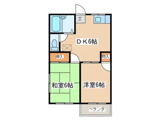 ファミ-ユ吉野【2階】の間取り