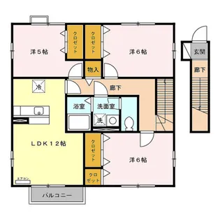 サニーハウス【2階】の間取り