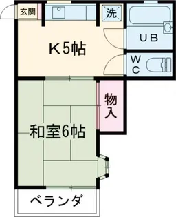 コーポ島田【2階】の間取り