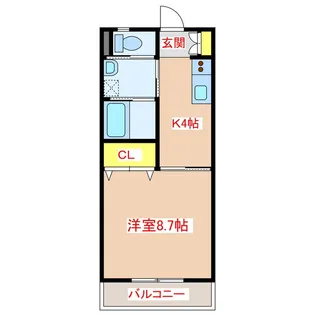 アメニティ照島【3階】の間取り