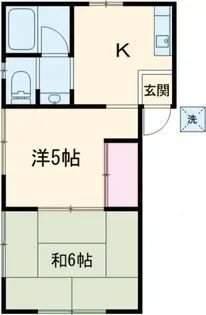 ホワイトアベニュー2番館【1階】の間取り