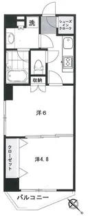 ベルジュール武蔵野中町【7階】の間取り