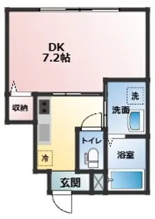 Rutile四ツ井【1階】の間取り
